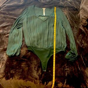 Green Bodysuit by Free People, size L